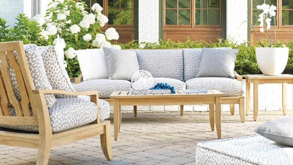 Can patio furniture get wet?