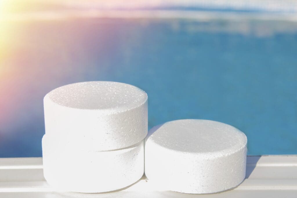 Save your pool chlorine tabs in summer