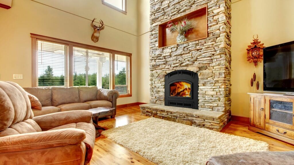 Fireplace in Kansas